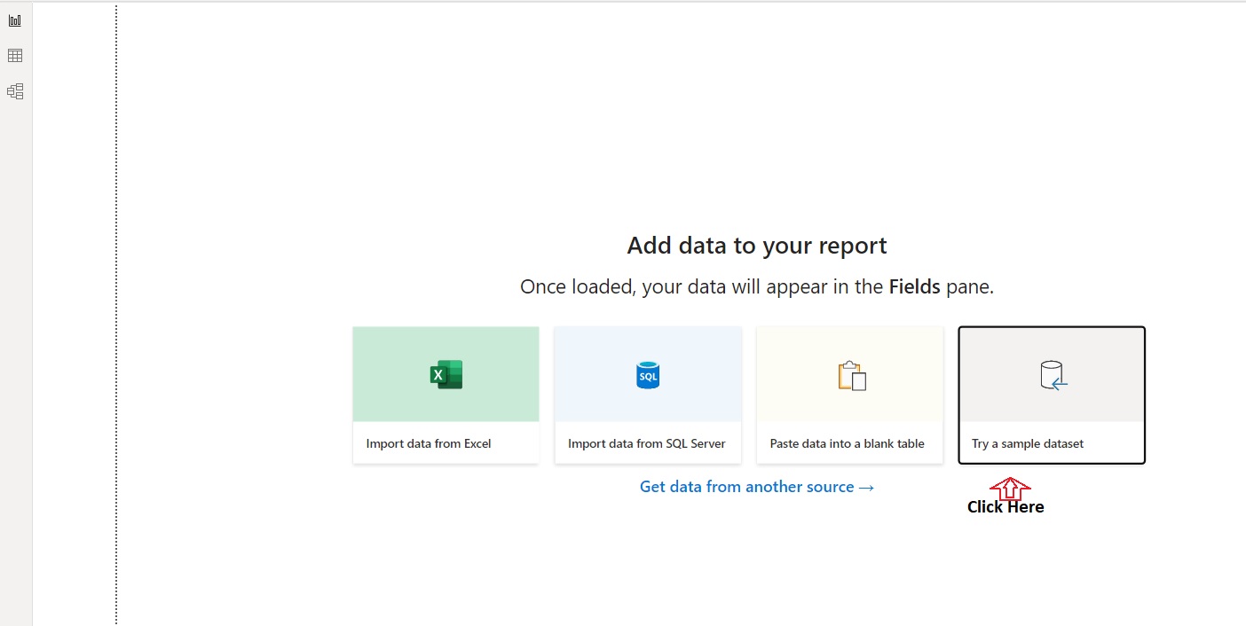 Power BI data import from Excel, CSV, Web, SQL Server